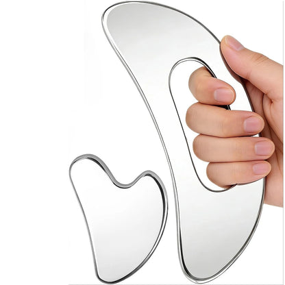 Stainless Steel Gua Sha Massage Tool Muscle Scraper for Soft Tissue Mobilization IASTM Physical Therapy & Myofascial Release