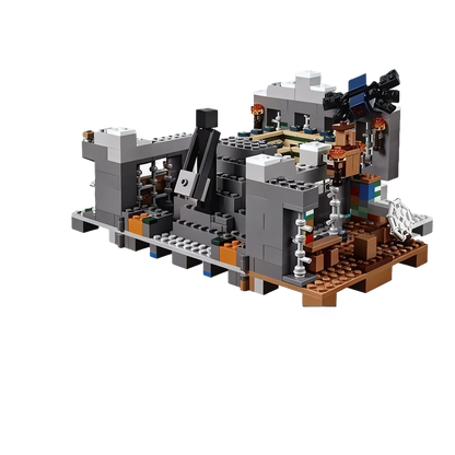 Stackable Construction Blocks Trap Cave & Island Portal Castle Kit, Perfect for Hobbyists, Best Thanksgiving & Birthday Gift