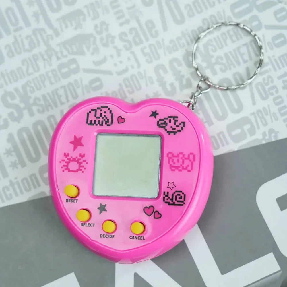 Collector's Edition Aqua Blue 3D Interactive Tamagotchi, Virtual Pet Retro Game Gift for Gamers