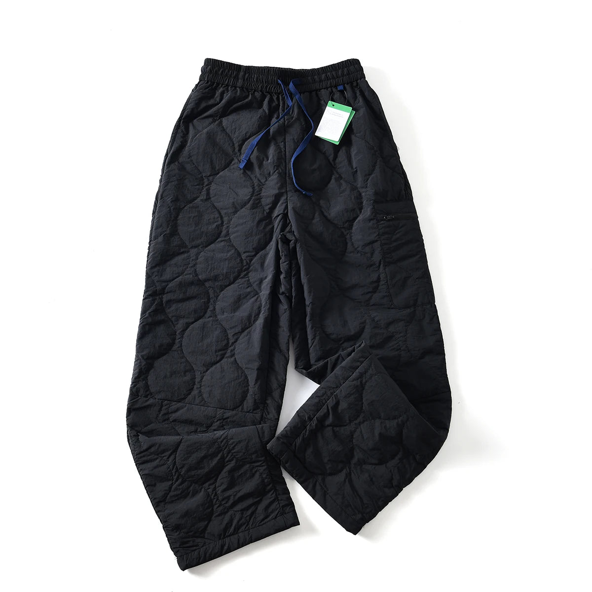 Water-Resistant Cotton Trousers for Men And Women Outdoor Sports Warm Straight Tube Nylon Fiber Youthful Vitality Long Pants
