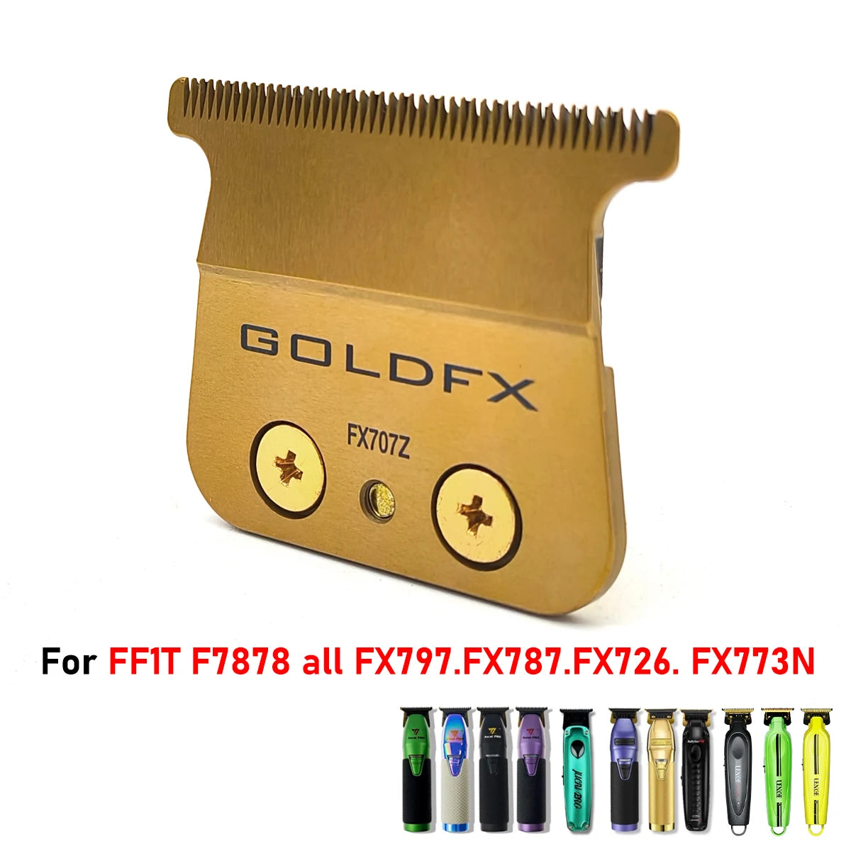For 707Z Replacement Professional Barber Trimmers DLC Blade Carbon Steel Knife Head Barbershop