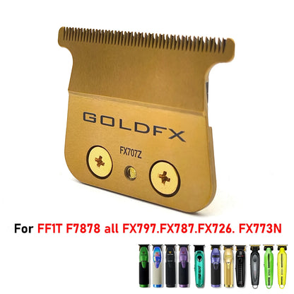 For 707Z Replacement Professional Barber Trimmers DLC Blade Carbon Steel Knife Head Barbershop