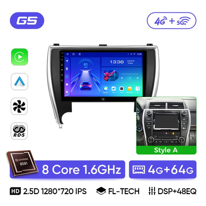 Ainavi Car Multimedia Player For Toyota Camry 7 XV 50 55 US Version 2012 2013 2015 2017 wireless Carplay Android Auto 4G Wifi