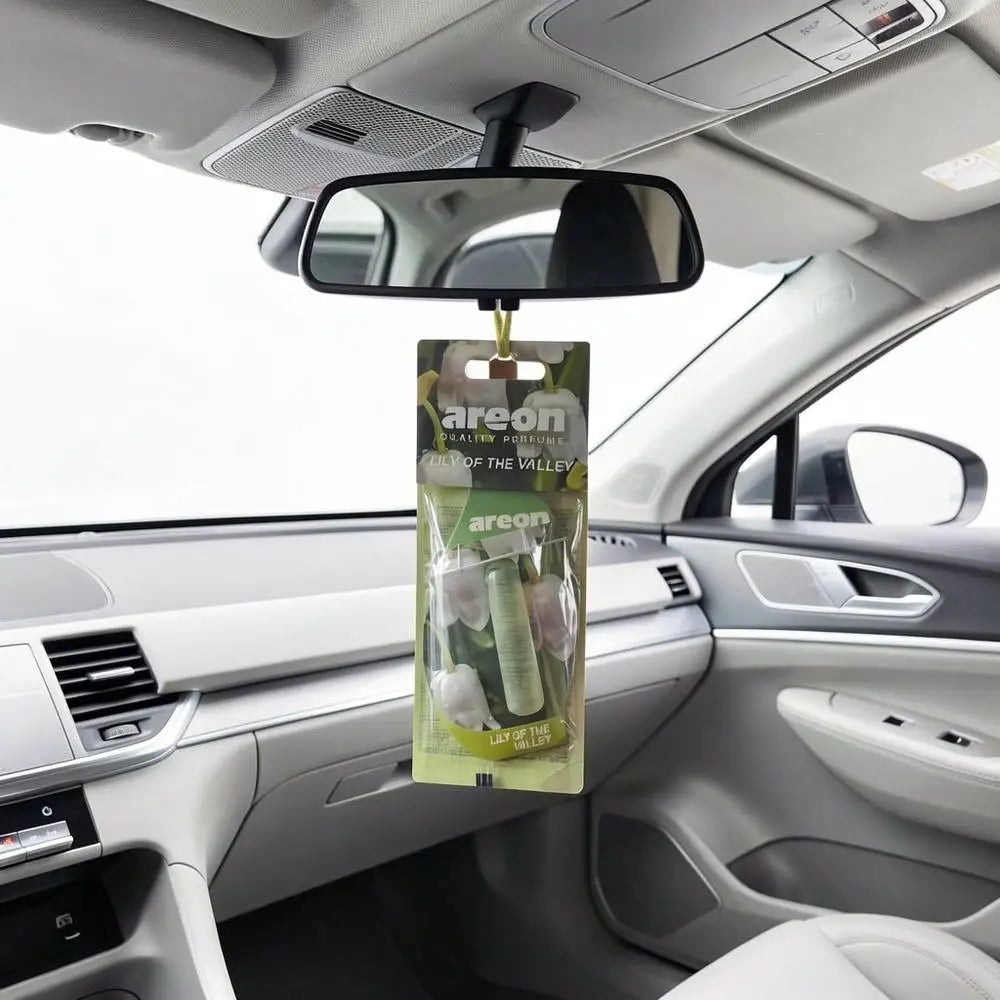 Natural Car Air Freshener with Refillable Design and Essential Oil Blends for Aromatherapy in Vehicles