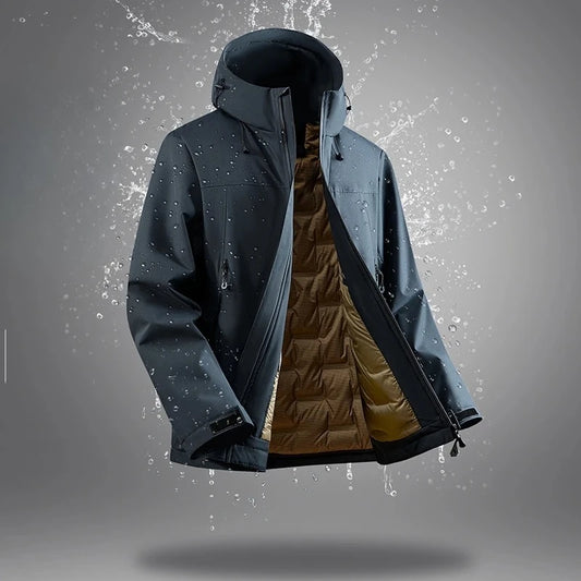 2025 New White Duck Down Men's Waterproof Windproof Warm Down Jacket 2025 Winter Jacket Casual Thick High-quality Clothing