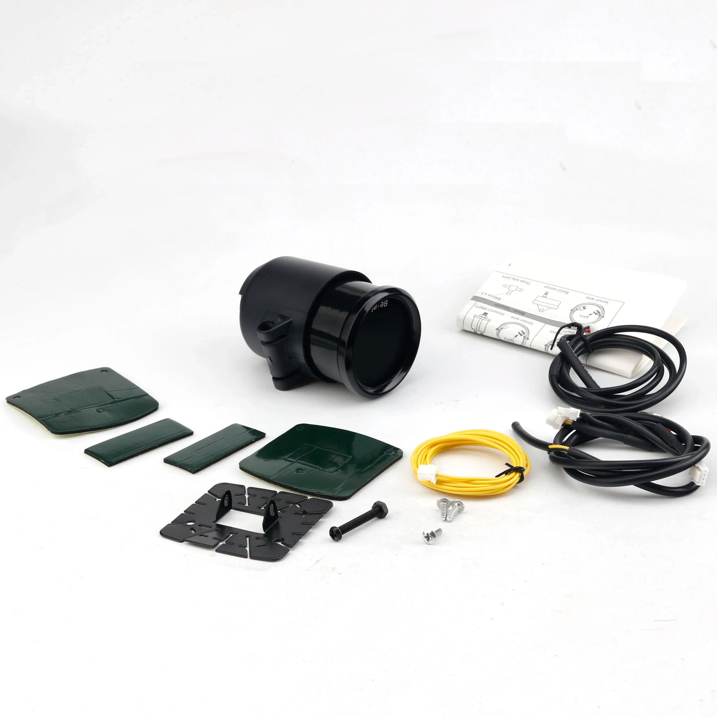52mm Boost Water temp Oil temp Volt Vacuum Tachometer EGT Air fuel ratio Oil pressure Gauge 10 Color Car Meter