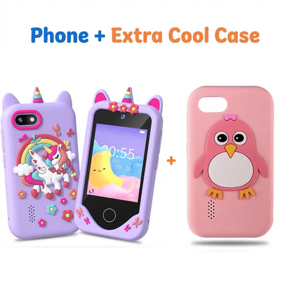Children Smart Phone Camera Kids Toys Touchscreen Unicorn Mobile MP3 Player Digital Camera Educational Toys for Girl Boy
