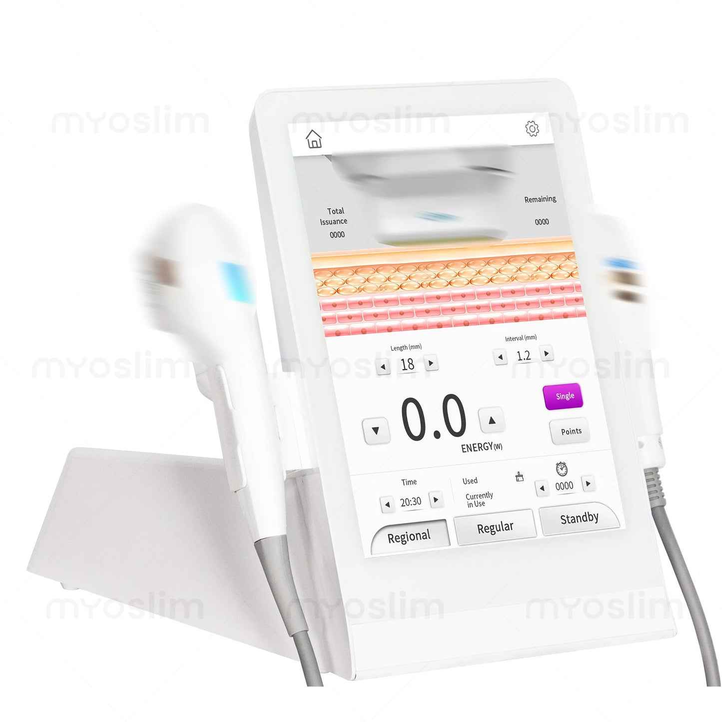 Professional 2 in 1 Skin Beauty Star Anti-Aging Machine Wrinkle Removal Skin Firming Face Neck Lifting Device