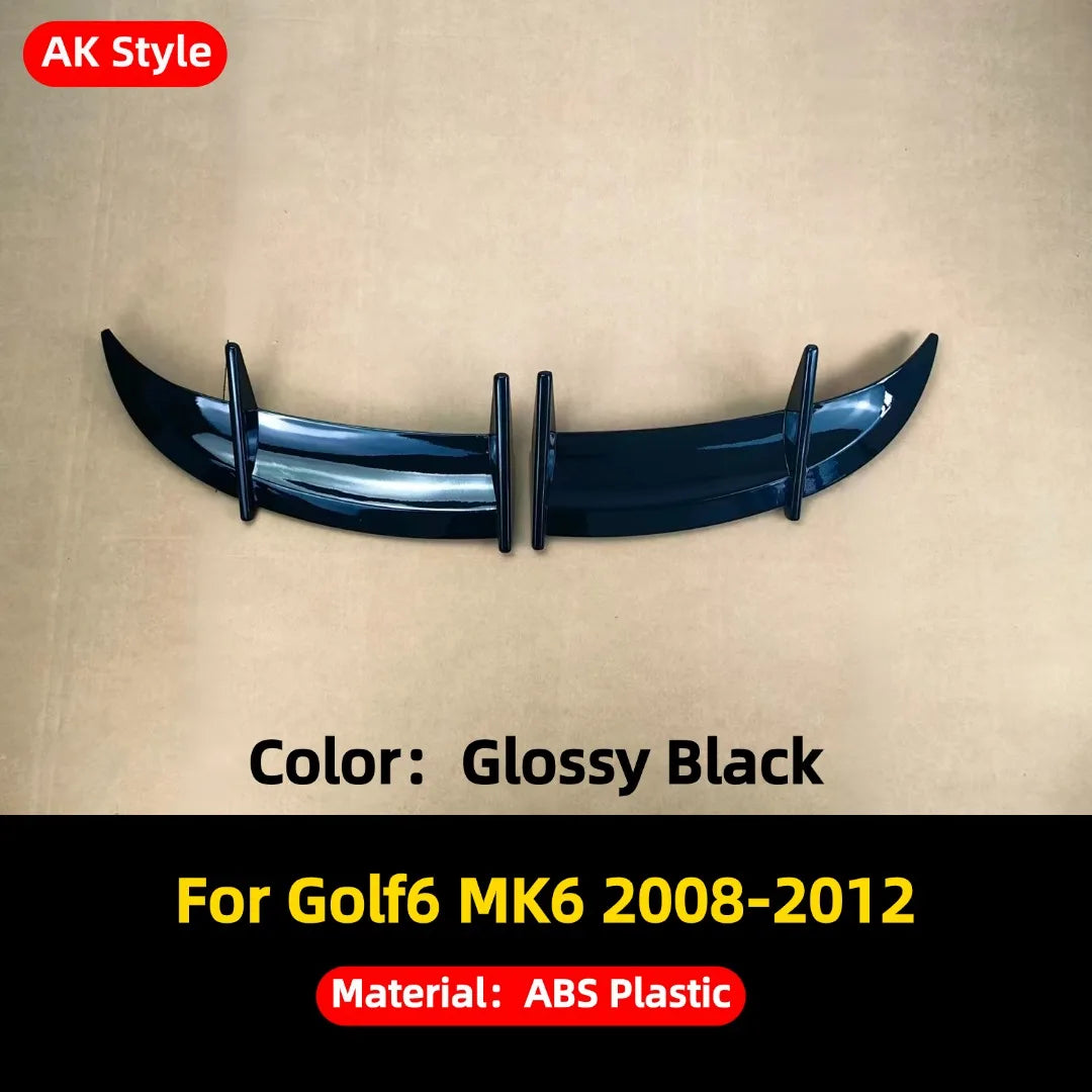 For Volkswagen VW Golf 6 MK6 GTI R line 2008-2012 Racing Rear Roof Wing Spoiler Trunk Lip Tail Trim Styling Tuning Accessories