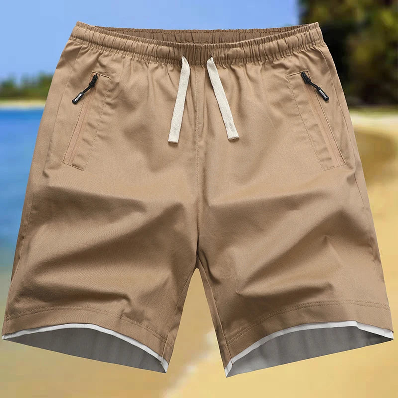 Brand Cotton Work Shorts Man Summer Casual Shorts Men's Basic Short Men's Korean Slim Cotton Versatile Fashion Mens Beach Pants