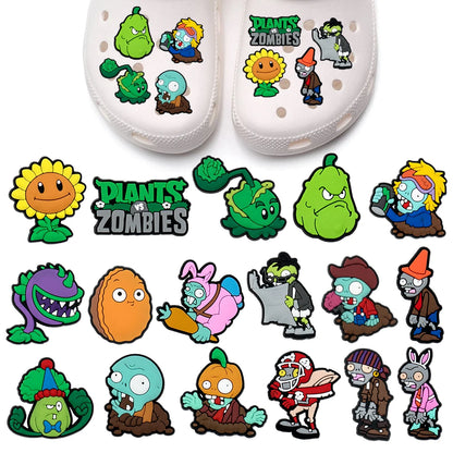 17-100Pcs Game Shoe Charms Accessories Shoes Decorations Buckle Fit Wristband Clogs Sandals Kids Party Gifts