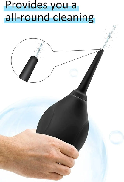 Kushor Anal Washer Silicone Enema Bulb Reusable Butt Vagina Cleaner Anal Shower Anus Sex Toy Tool for Women Men Adult Sex Games