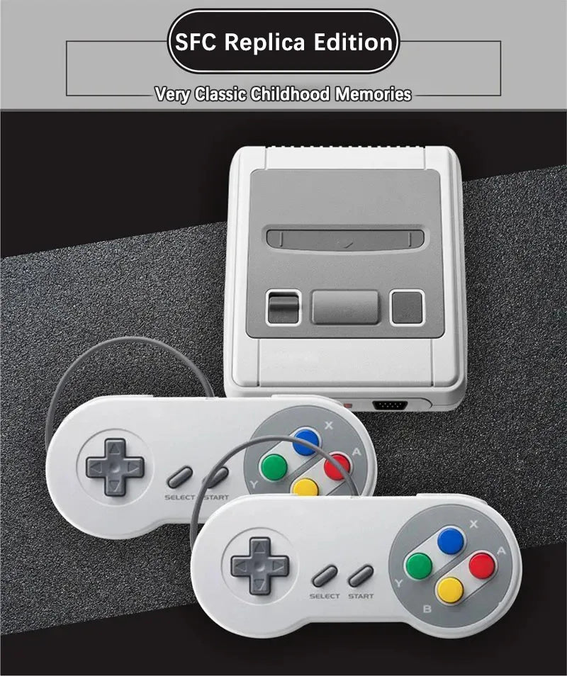 SFC621 Mini Retro Video Game Console 4K HDMI For SNES Home Came Console Built in SFC620 Game with wired Gamepad for Kids Gifts