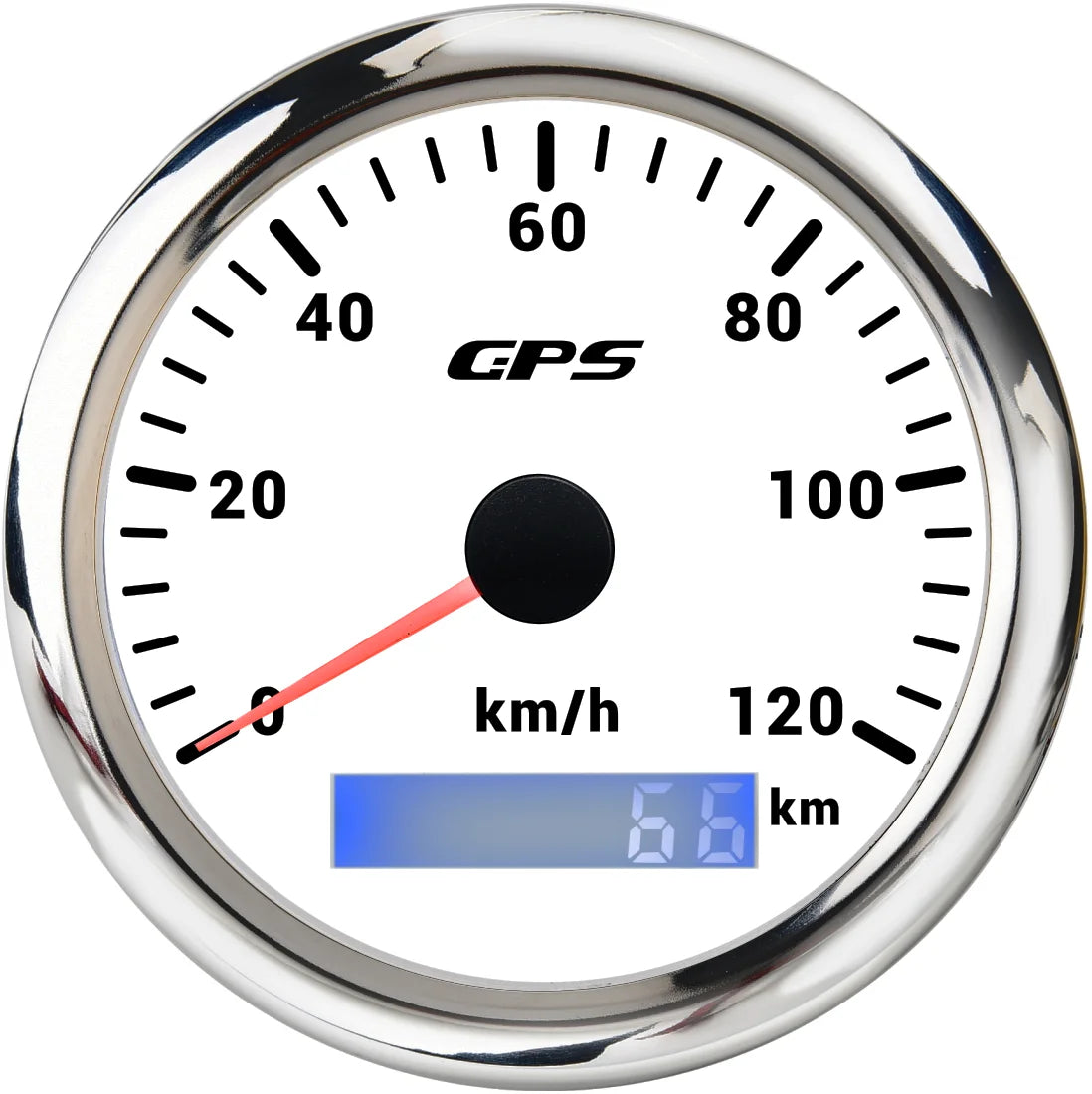 Universal 85MM GPS Speedometer Gauge 7 Color LED Backlight For Motorcycle Marine Boat Truck 60 Kmh 200 Kmh Speed Gauge Meter