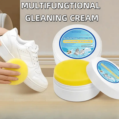 Shoe Whitening Cleaning Balm Deeply Cleanses Dirt Removes Yellowing Prevents Shoe Upper Cracking Suitable For All Kinds Of Shoes