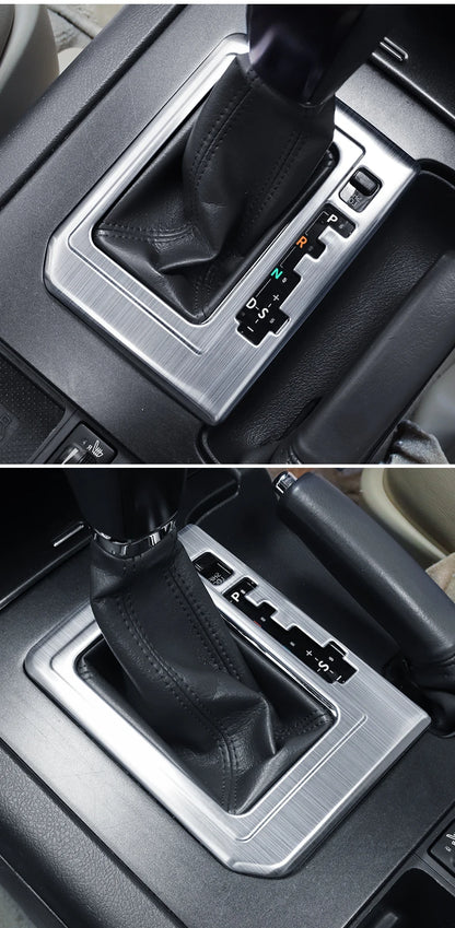 For 2010-2017 Right Rudder Car Toyota Land Cruiser Prado 150 Stainless Steel Panel Gearbox Cover Lc150 J150 Interior Accessories