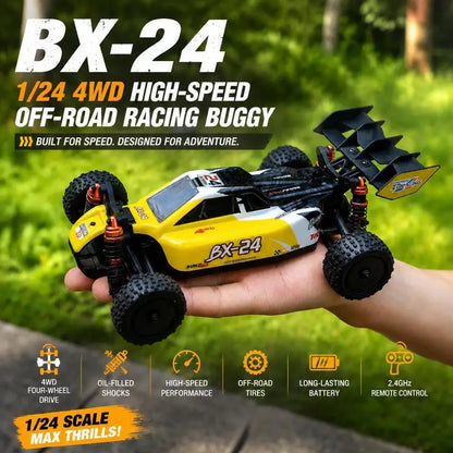 ZD Racing BX-24 1/24 RC Buggy 4WD Brushless RTR Off Road Racing Car Aluminum Chassis High Speed Remote Control Crawler Vehicle