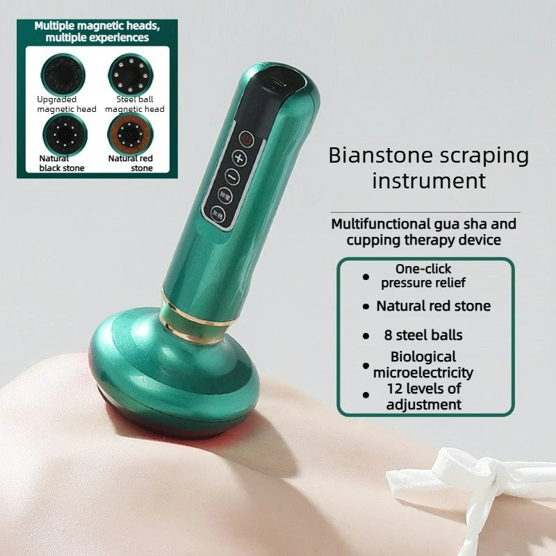 Electric Massager, Anti Orange Peel Tissue Suction Can, Beauty And Health Scraping, Infrared Thermal Slimming Massage Thera
