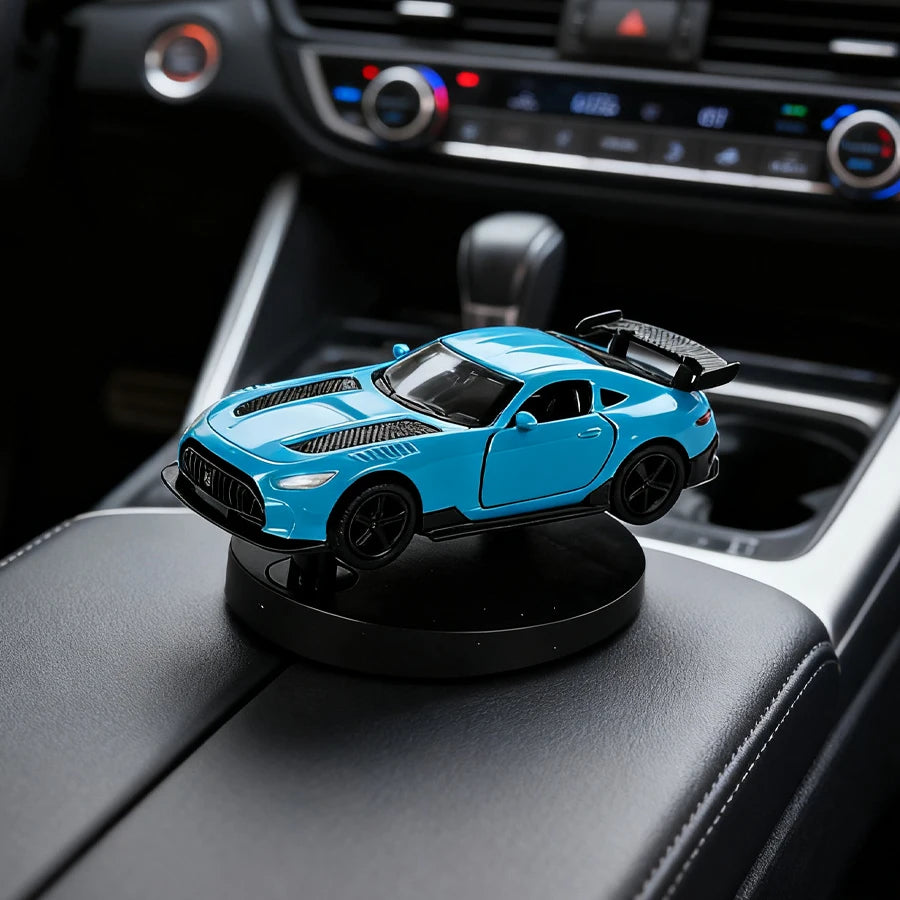 Car Individuality Center Console Decoration Sports Car Drift Rotating Car Decor Auto DashboardTurning Racing Model Decoration