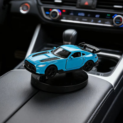 Car Individuality Center Console Decoration Sports Car Drift Rotating Car Decor Auto DashboardTurning Racing Model Decoration