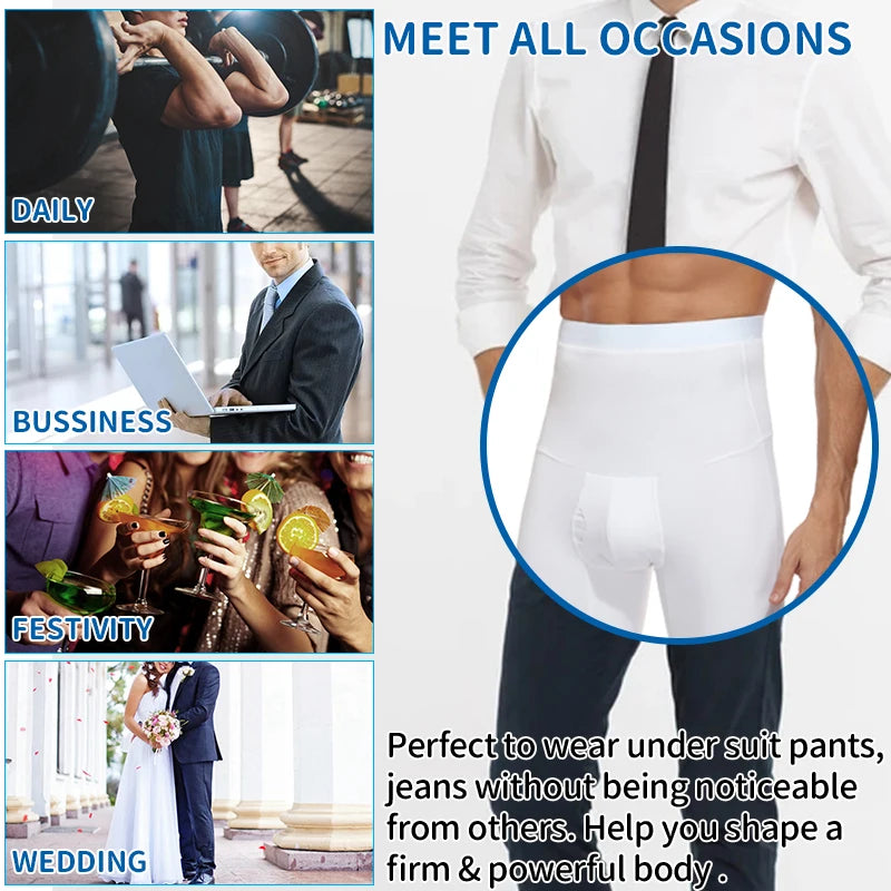Men Body Shaper Tummy Control Compression Shorts Belly Slimming Shapewear Abdomen Reducer Panties Fitness Boxer Pants Underwear