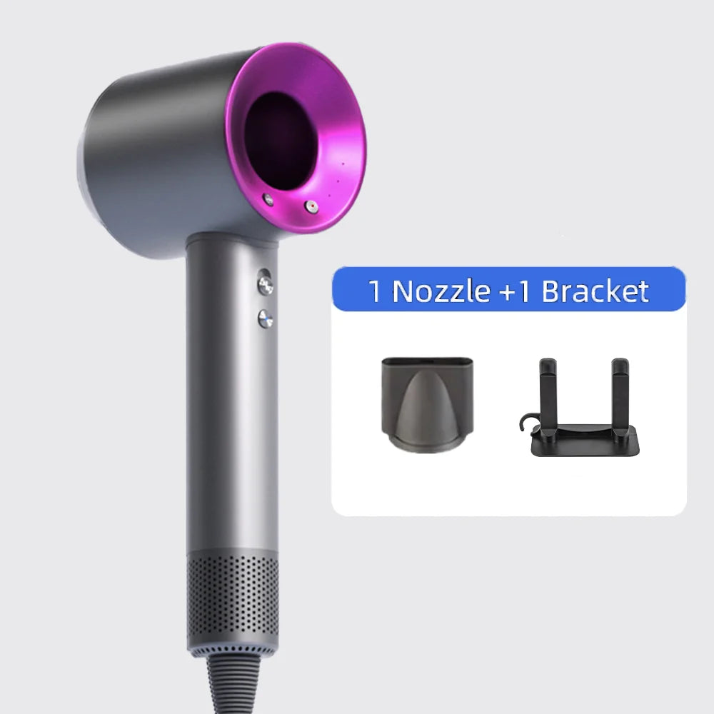 High Speed Negative Ionic Hair Dryer, 110,000 RPM Thermo-Control Blow Dryer for Fast Drying, Lightweight Portable Travel Blowdry