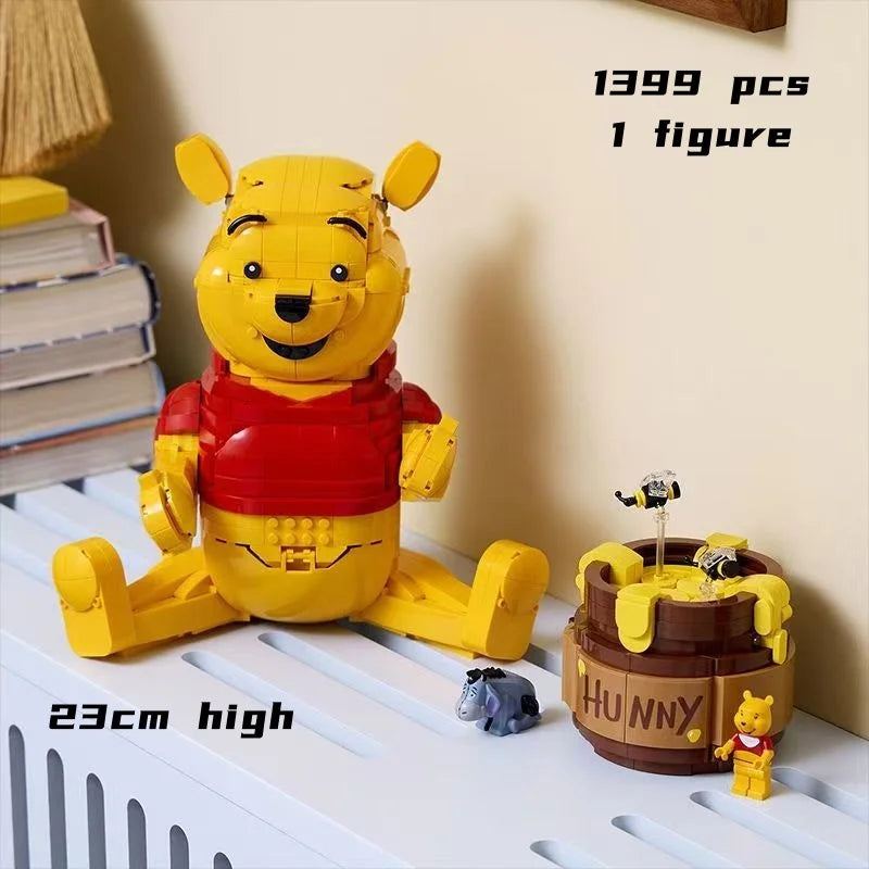 Cheapest New 1399pcs Blocks Compatible Cartoon Movie Bear Trendy Model Birthday Gifts for Toys