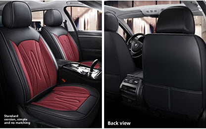 Universal One-piece Seat and Split Seat Car Seat Full Cover Breathable Leather SUV Car Seats Cushion Full Cover Protection