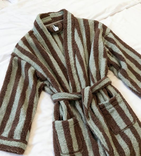 Thickened Extended Winter Warm Couple Sleep Robe Ladies Sleepwear New Style Non Shedding Lamb Velvet Absorbent Bath Robe Men's