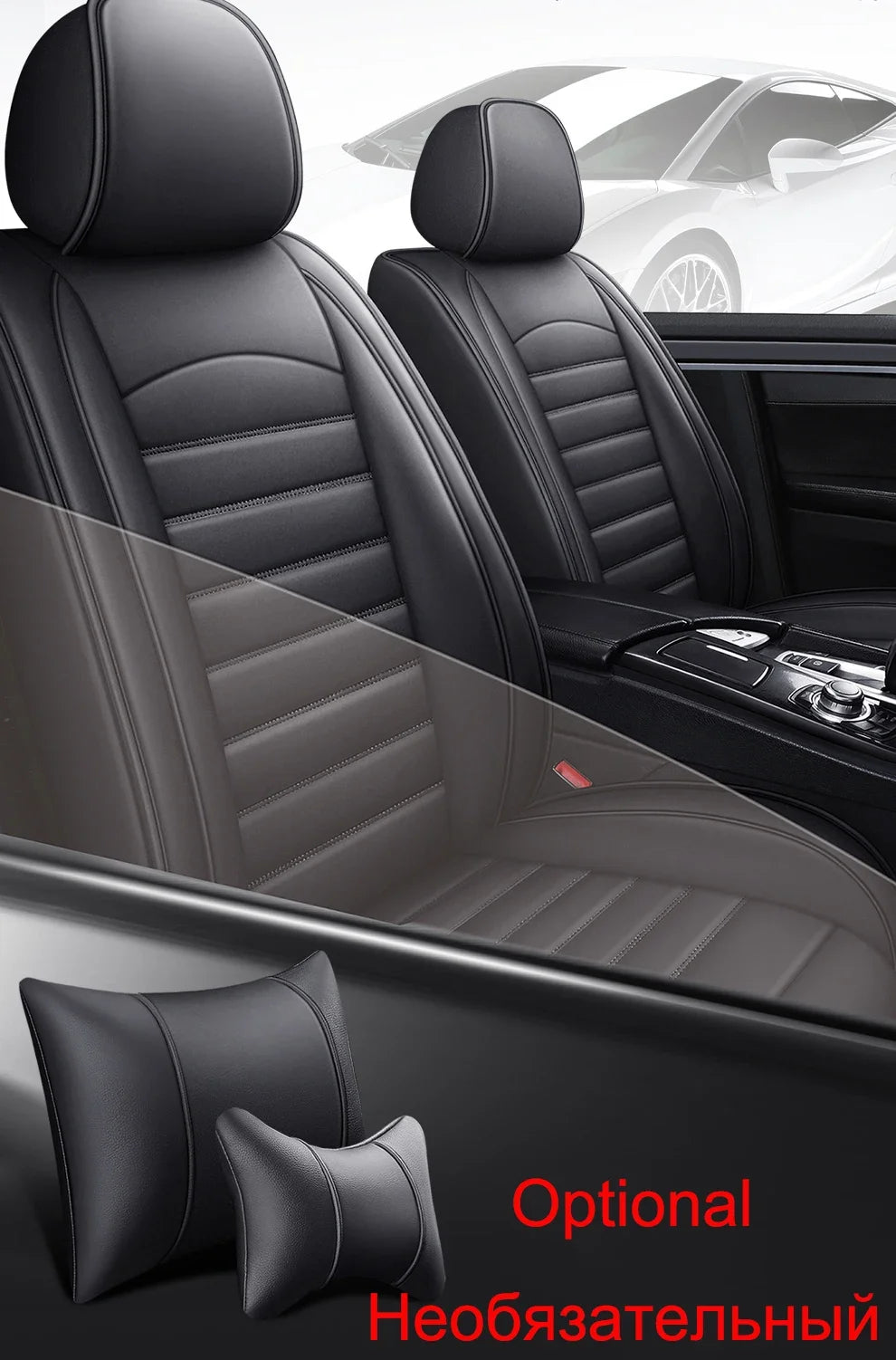Full Coverage Pu Leather Car Seat Covers for AUDI All car models A3 Sportback A1 A4 A5 A6 A6L A7 A8 A8L Car Accessories