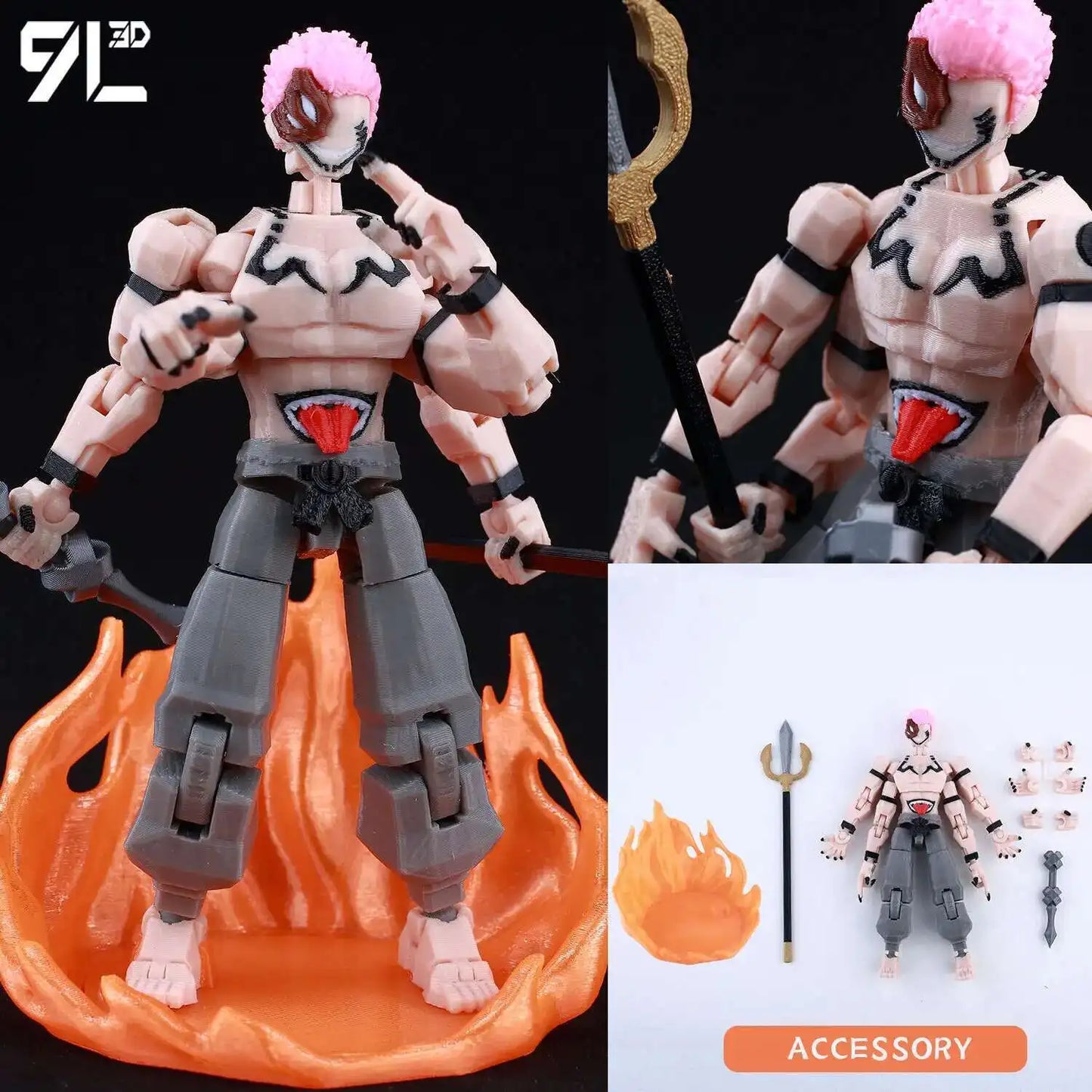 9L3D T13 Jujutsu Kaisen Itadori Figure LUCKY13 Training Ver. JJK Titan13 Multi-Jointed Movable Dummy13 Stress Relief Toys Gifts