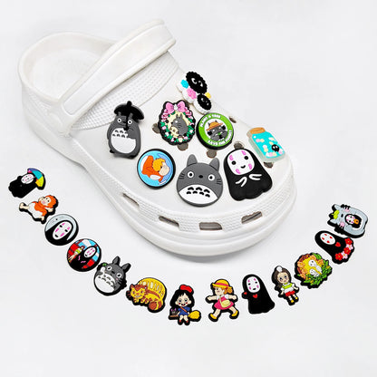 Japanese Cute Beast High-Quality Shoes Charms DIY PVC Shoe bag Accessories For Wristband Pendant Decoration Xmas Gifts