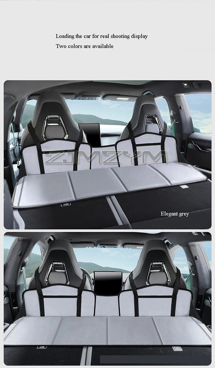 Car Travel Bed SUV Rear Seat Sleeping Mat Non-Inflatable Camping Mattress Extension Board With Special Head Block Folding Pad