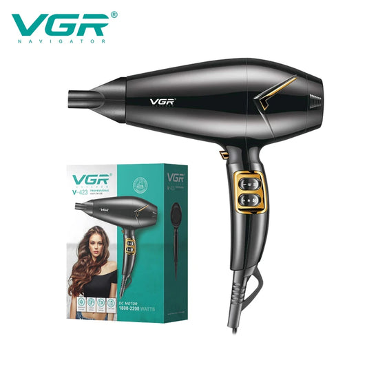 VGR convenient hair dryer high-power hair salon household hair dryer cold hot air negative ion quick drying hair dryer V-423