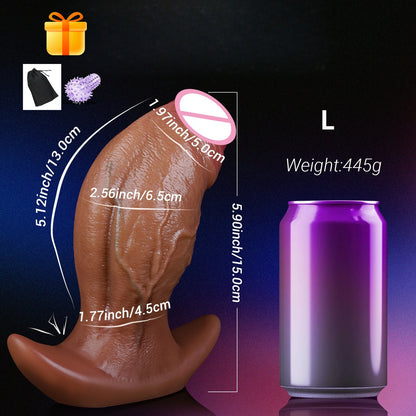 Realistic Anal Silicone Dildo Soft Huge Penis Suction Cup Vagina Adult Masturbator Cock Big Dick Butt Plug Sex Toys For Woman18+