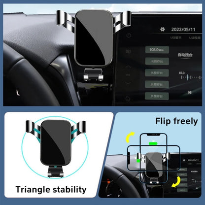 For Honda Civic 11th Gen 2022 2023 Car Phone Holder 9 inch Screen Mobile Phone Holder GPS Bracket Car Mount Car Accessories