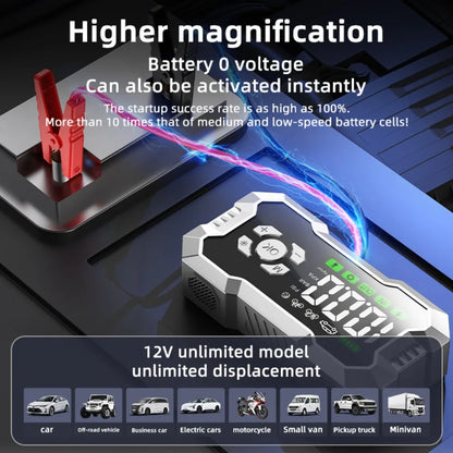 12V Automotive Battery Jump Starter and Tire Inflator 4000A Splitter Car Universal Starter Auto Booster Portable Power Station