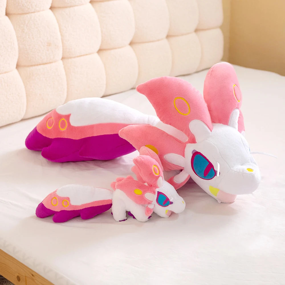 Large Monster Hunter Plush Toy Cartoon Game Figure Mizutsune‌ Bubble Fox Dragon Plushies Soft Doll Girl Boy Birthday Gift