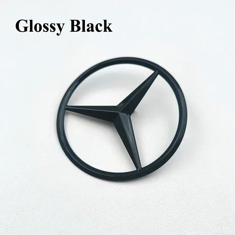AAA 3d ABS Black Rear Trunk Star Logo For Mercedes Benz W203 W204 W205 W212 W213 W176 W177 W222 W223 W117 W246 X156 X253