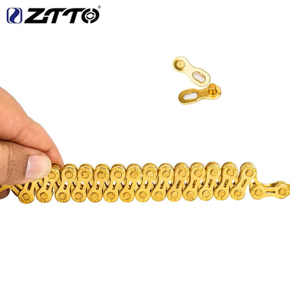 ZTTO Bicycle 116 Links 8Speed 9Speed 10Speed Chain MTB Road Bike Chains Power Lock High Quality Current Cycling Accessories