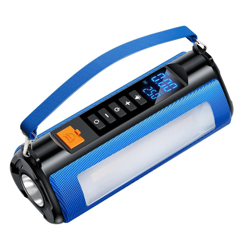 12000 mAh Portable Car Battery Starter&Air Pump 12V Booster  Emergency Jump Starter Powerbank Warning Light Compressor Inflator