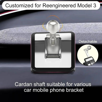 TEEQ Car Phone Holder for Tesla Model Y Juniper Model3 Highland Magnetic Charger Stand Adjustable Extend Mount
