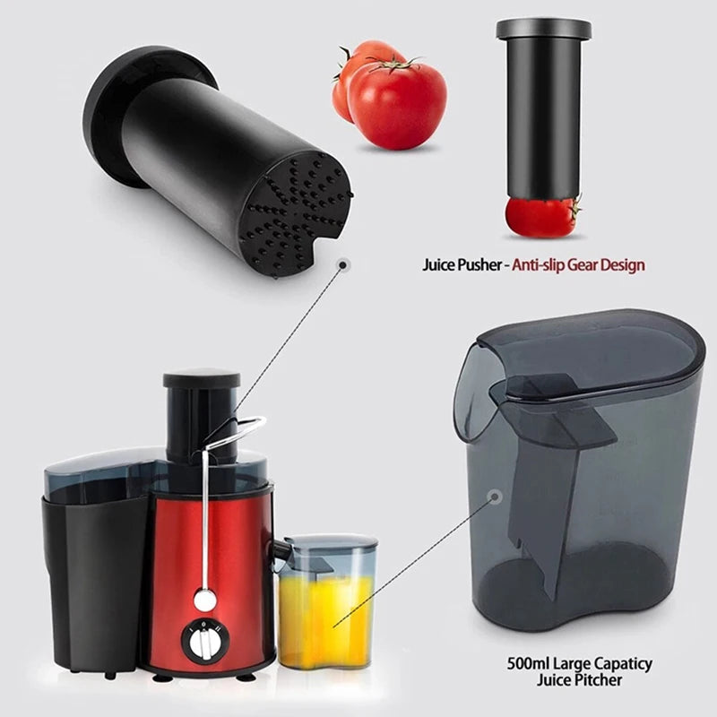 High Quality Wide Mouth Juicer Easy Clean Extractor Press Centrifugal Juicing Machine for Whole Fruit Vegetable