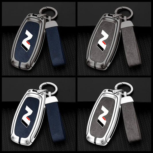 Modern High-End Hyundai Key Cover Suitable for N LINE N IX35 IX25 Tucson Sonata Car Key Case Luxury Design Vehicle Accessories