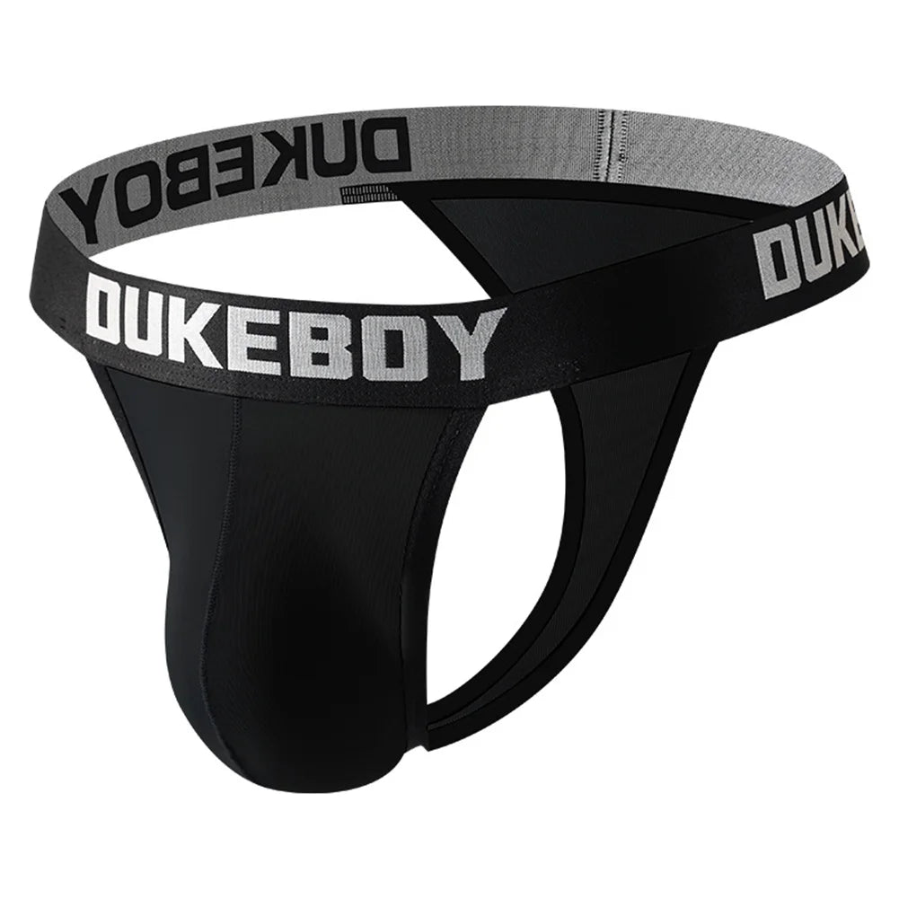 Comfortable Men Thongs Elastic Large Bulge Pouch Breathable For All Seasons Underwear G-strings Bottoms Man Lingerie