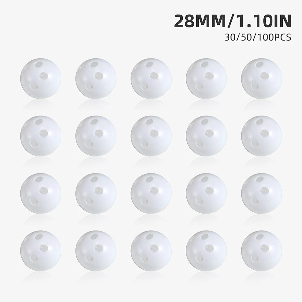 30/50/100pcs Plastic Rattle Bell Balls Squeaker Pet Baby Toys Diy Rattle Beads Noise Maker Repair Fix Dog Plush Doll Accessories