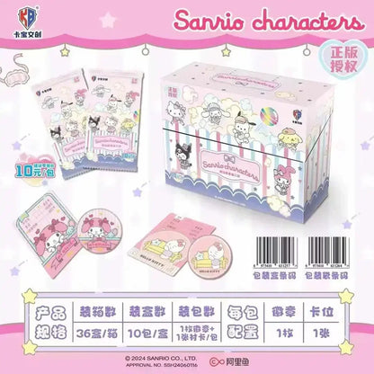 Genuine Sanrio Family Shining Dream Journey Series Limited Edition Collectible Cards Peripheral Children Holiday Toys Gifts