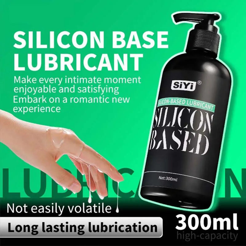 Silicone Based Lubricant 120ml/300ml Toy Friendly Long-Lasting Comfortable Feel for Sex Toy Bathroom & Underwater Use
