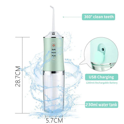 Powerful Water Oral Irrigation Irrigator Jet Ultrasound Air Ipx7 Waterproof Mouthwash Machines Dental Floss Flosser Irigator
