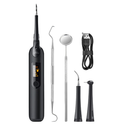 Electric Dental Cleaner Reduce Tartar Plaque Calculus Polisher Oral Cleaning Machine LED Polisher USB Rechargeable Oral Care